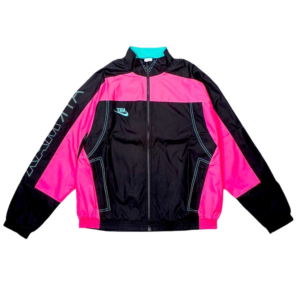 Vintage Nike Air Max x Atmos Black Retro Full Zip Up Men's Windbreaker Jacket M - Picture 7 of 12